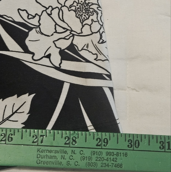 NWT Bryn Walker Floral Print Round Neck Long Sleeve Lantern Dress:Black/White:XL - Picture 15 of 16